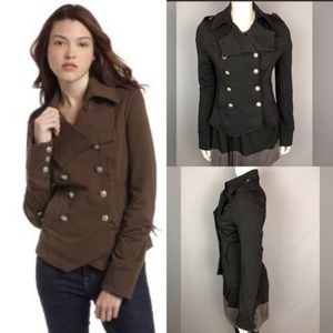 NWT Anthropologie Sanctuary goth military jacket